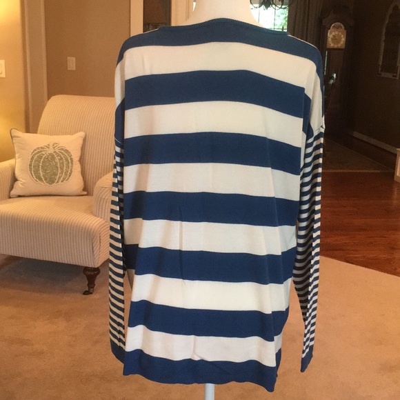 Faded Glory LS V-Neck Rayon Polyester Sweater 👕🧵 - Picture 4 of 8